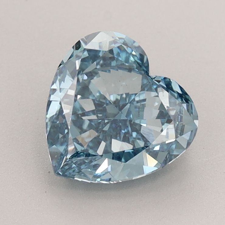 Loose Diamond - HEART 1.68ct Fancy Vivid Blue VS2: Loose Diamond - HEART 1.68ct Fancy Vivid Blue VS2 Source: This is a real non-mined Diamond that has been grown in a lab Shape: HEART Carats: 1.68 Color: Fancy Vivid Blue Certification: IGI Video: