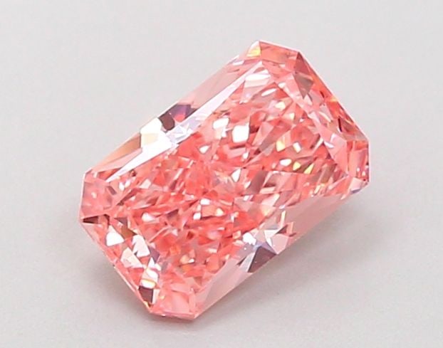 Loose Diamond - RADIANT 1.11ct Fancy Vivid Pink VS1: Loose Diamond - RADIANT 1.11ct Fancy Vivid Pink VS1 Source: This is a real non-mined Diamond that has been grown in a lab Shape: RADIANT Carats: 1.11 Color: Fancy Vivid Pink Certification: IGI Video: