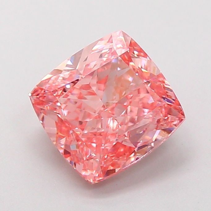 Loose Diamond - CUSHION MODIFIED 2.0ct Fancy Vivid Pink VS1: Loose Diamond - CUSHION MODIFIED 2.0ct Fancy Vivid Pink VS1 Source: This is a real non-mined Diamond that has been grown in a lab Shape: CUSHION MODIFIED Carats: 2.0 Color: Fancy Vivid Pink Certificat