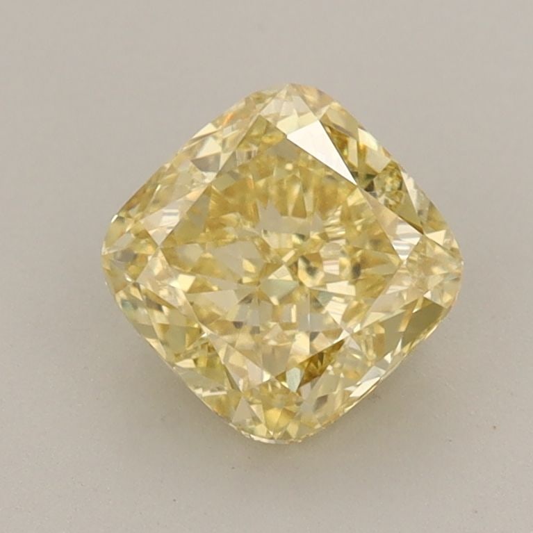 Loose Diamond - CUSHION MODIFIED 1.24ct Fancy Intense Yellow VS1: Loose Diamond - CUSHION MODIFIED 1.24ct Fancy Intense Yellow VS1 Source: This is a real non-mined Diamond that has been grown in a lab Shape: CUSHION MODIFIED Carats: 1.24 Color: Fancy Intense Yellow 
