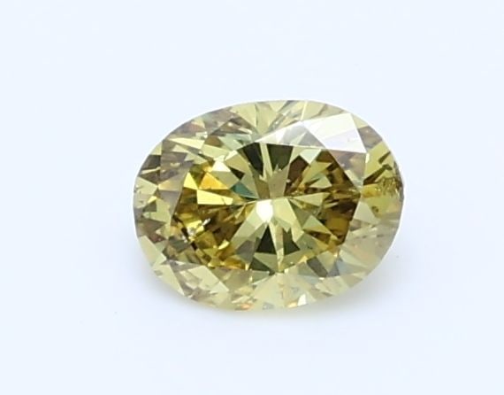 Loose Diamond - OVAL 0.24ct Fancy Deep Brownish Greenish Yellow SI2 (1 of 1)