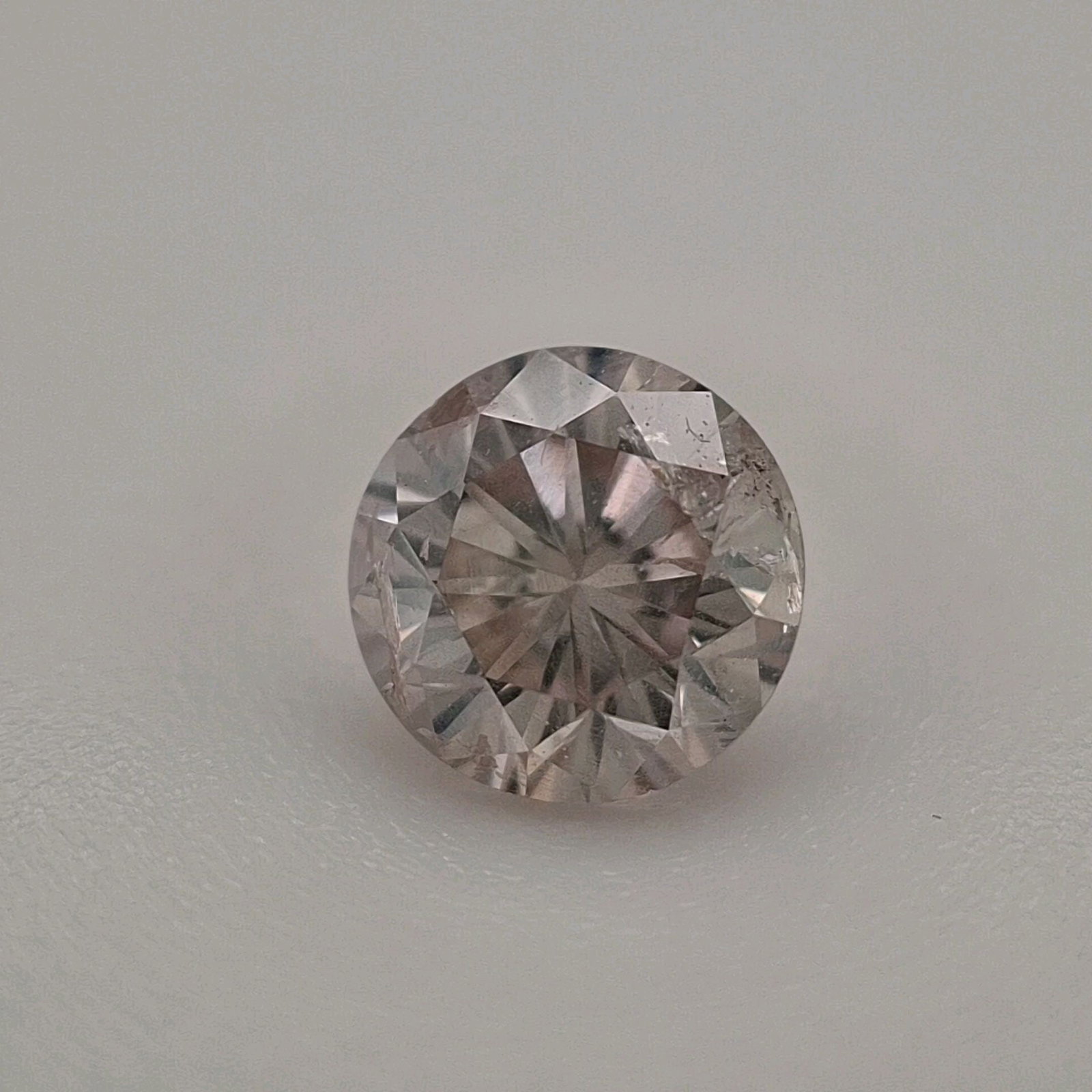 Loose Diamond - ROUND 0.42ct Fancy Brownish Pinkish Orange I1 (1 of 1)