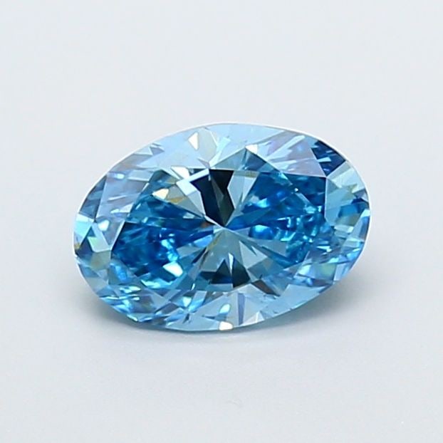 Loose Diamond - OVAL 1.51ct Fancy Vivid Blue VS2: Loose Diamond - OVAL 1.51ct Fancy Vivid Blue VS2 Source: This is a real non-mined Diamond that has been grown in a lab Shape: OVAL Carats: 1.51 Color: Fancy Vivid Blue Certification: IGI Video: Video