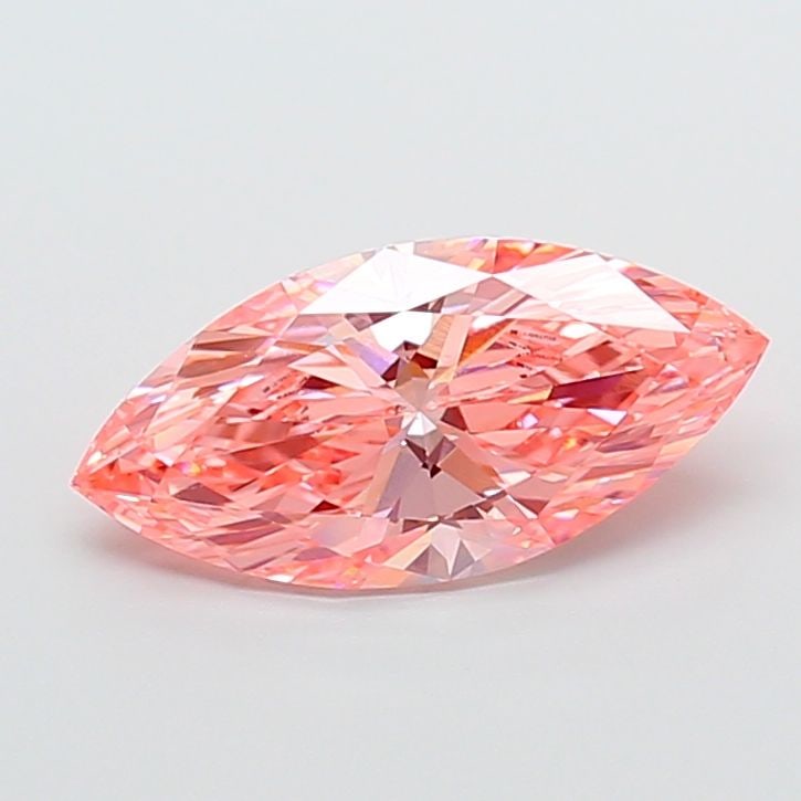 Loose Diamond - MARQUISE 3.06ct Fancy Vivid Pink VVS2: Loose Diamond - MARQUISE 3.06ct Fancy Vivid Pink VVS2 Source: This is a real non-mined Diamond that has been grown in a lab Shape: MARQUISE Carats: 3.06 Color: Fancy Vivid Pink Certification: IGI