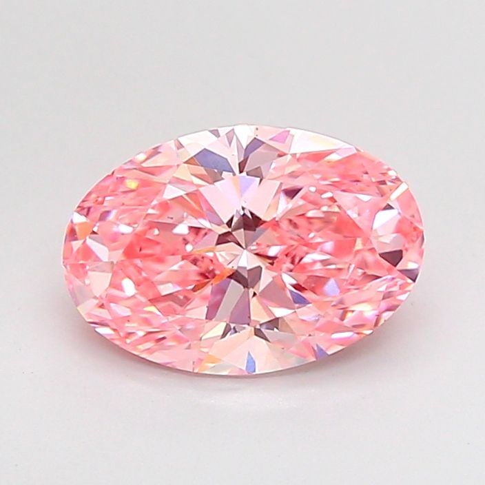 Loose Diamond - OVAL 2.04ct Fancy Vivid Pink VS1: Loose Diamond - OVAL 2.04ct Fancy Vivid Pink VS1 Source: This is a real non-mined Diamond that has been grown in a lab Shape: OVAL Carats: 2.04 Color: Fancy Vivid Pink Certification: IGI Video: