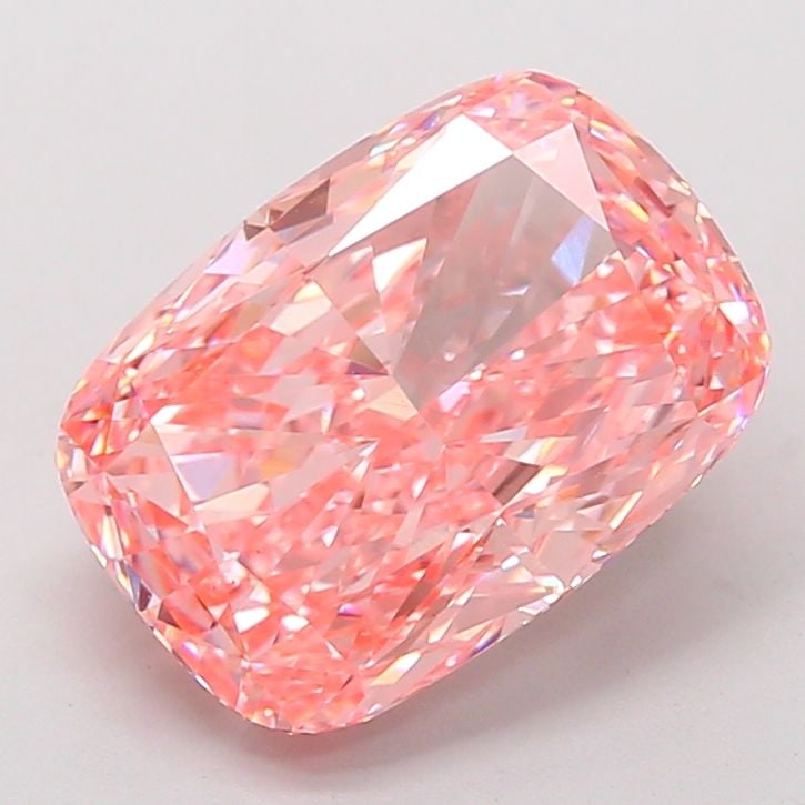 Loose Diamond - CUSHION MODIFIED 7.09ct Fancy Vivid Pink VS1: Loose Diamond - CUSHION MODIFIED 7.09ct Fancy Vivid Pink VS1 Source: This is a real non-mined Diamond that has been grown in a lab Shape: CUSHION MODIFIED Carats: 7.09 Color: Fancy Vivid Pink Certific