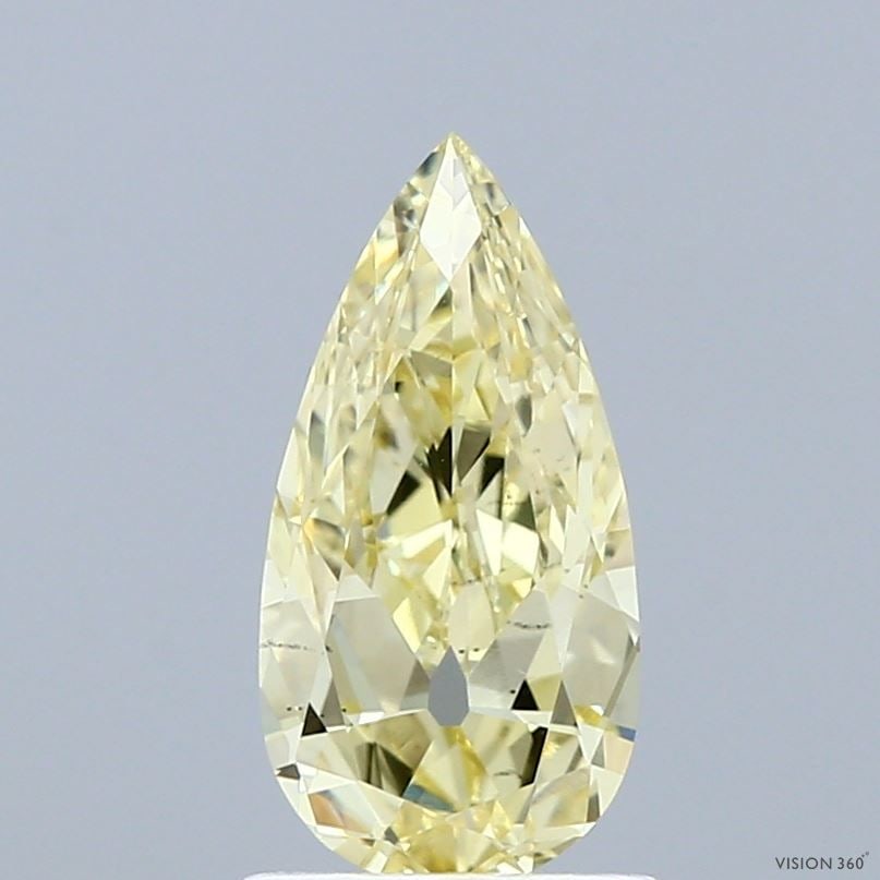 Loose Diamond - PEAR 1.09ct Fancy Yellow VS2: Loose Diamond - PEAR 1.09ct Fancy Yellow VS2 Source: This is a real non-mined Diamond that has been grown in a lab Shape: PEAR Carats: 1.09 Color: Fancy Yellow Certification: IGI Video: