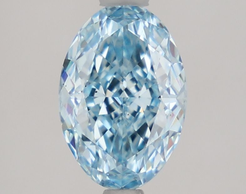 Loose Diamond - OVAL 1.77ct Fancy Vivid Blue VS2: Loose Diamond - OVAL 1.77ct Fancy Vivid Blue VS2 Source: This is a real non-mined Diamond that has been grown in a lab Shape: OVAL Carats: 1.77 Color: Fancy Vivid Blue Certification: IGI PLEASE NOTE: 