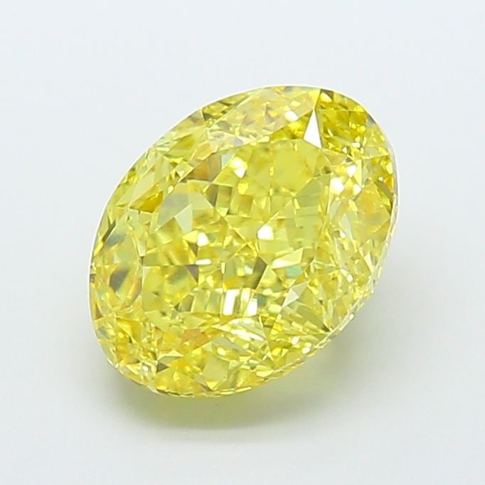 Loose Diamond - OVAL 5.02ct Fancy Intense Yellow VVS2: Loose Diamond - OVAL 5.02ct Fancy Intense Yellow VVS2 Source: This is a real non-mined Diamond that has been grown in a lab Shape: OVAL Carats: 5.02 Color: Fancy Intense Yellow Certification: IGI Vide