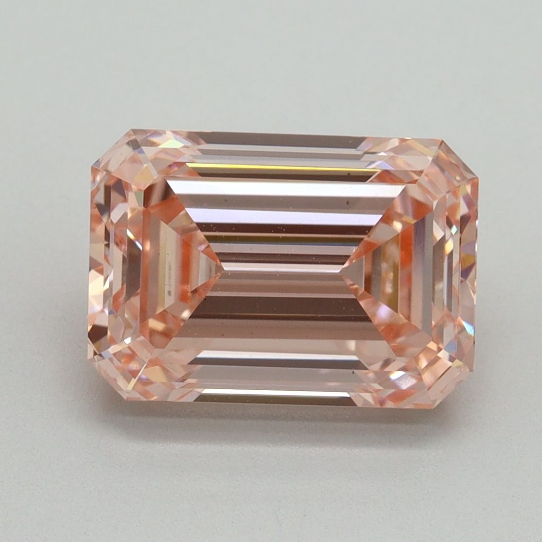Loose Diamond - EMERALD 4.08ct Fancy Intense Pink VS1: Loose Diamond - EMERALD 4.08ct Fancy Intense Pink VS1 Source: This is a real non-mined Diamond that has been grown in a lab Shape: EMERALD Carats: 4.08 Color: Fancy Intense Pink Certification: IGI