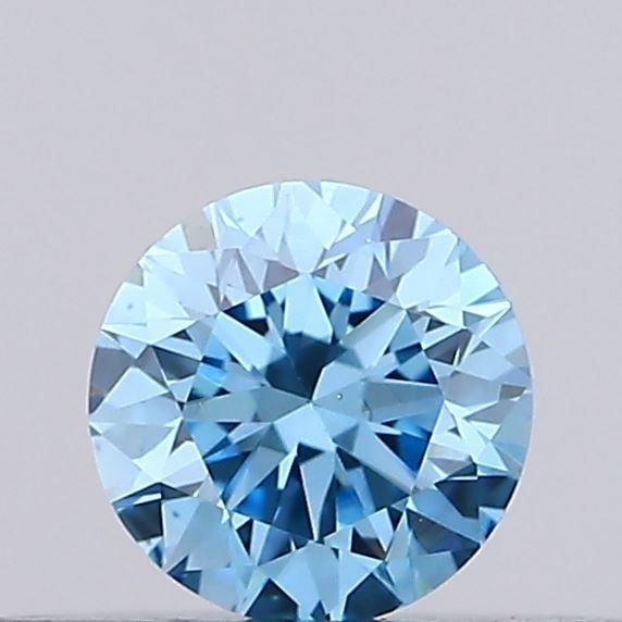 Loose Diamond - ROUND 0.17ct Fancy Vivid Blue VS1: Loose Diamond - ROUND 0.17ct Fancy Vivid Blue VS1 Source: This is a real non-mined Diamond that has been grown in a lab Shape: ROUND Carats: 0.17 Color: Fancy Vivid Blue Certification: IGI Video:
