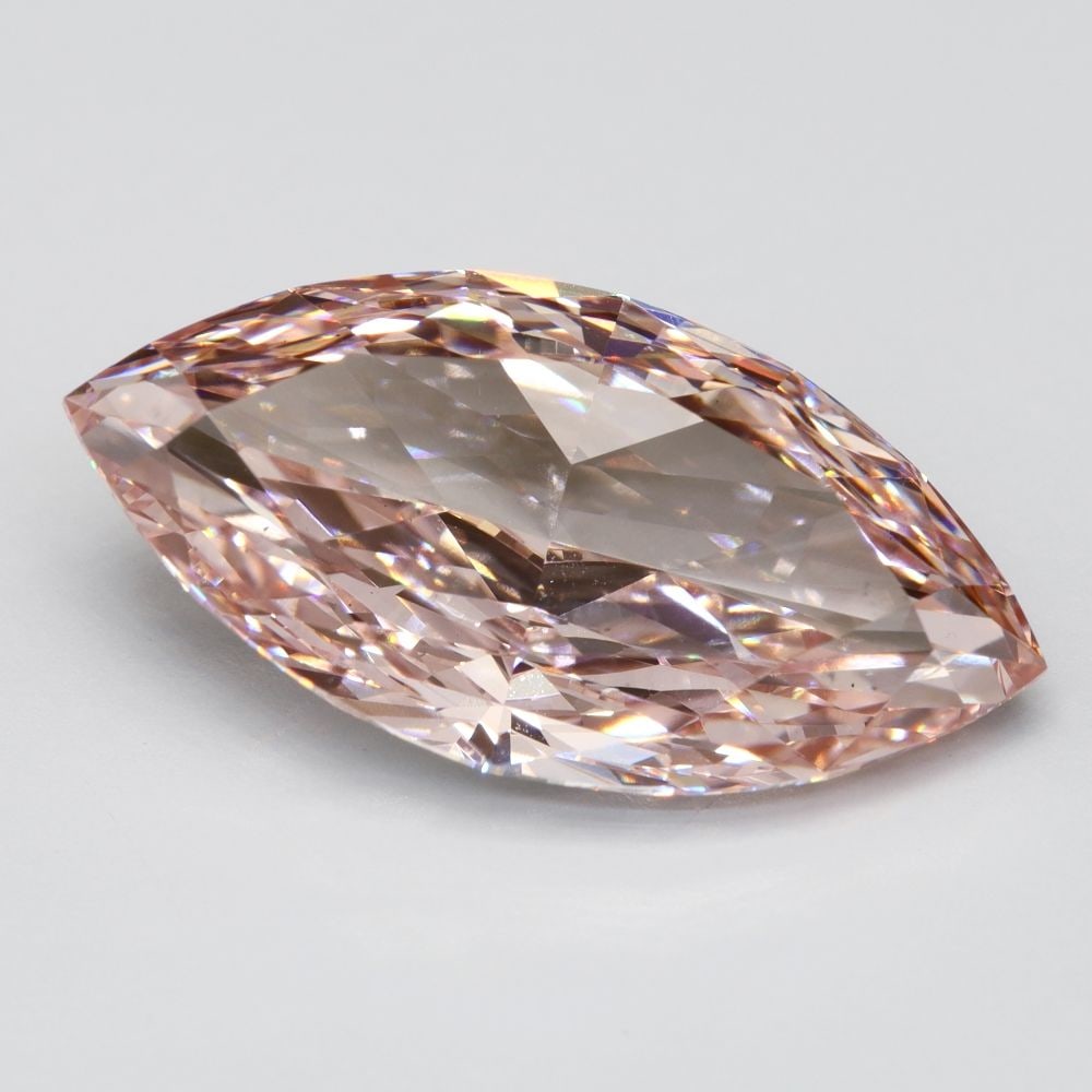 Loose Diamond - MARQUISE 7.06ct Fancy Vivid Pink VS2: Loose Diamond - MARQUISE 7.06ct Fancy Vivid Pink VS2 Source: This is a real non-mined Diamond that has been grown in a lab Shape: MARQUISE Carats: 7.06 Color: Fancy Vivid Pink Certification: IGI PLEAS