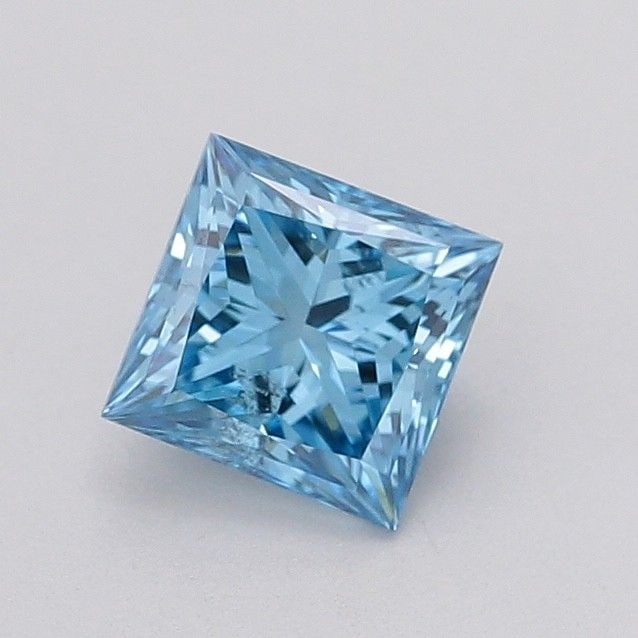 Loose Diamond - PRINCESS 1.01ct Fancy Vivid Blue SI2: Loose Diamond - PRINCESS 1.01ct Fancy Vivid Blue SI2 Source: This is a real non-mined Diamond that has been grown in a lab Shape: PRINCESS Carats: 1.01 Color: Fancy Vivid Blue Certification: IGI Video