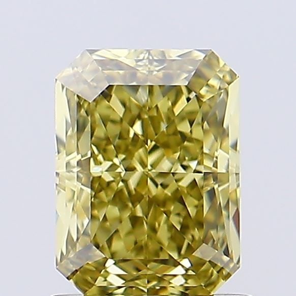 Loose Diamond - RADIANT 1.17ct Fancy Gray Yellow VVS2: Loose Diamond - RADIANT 1.17ct Fancy Gray Yellow VVS2 Source: This is a real non-mined Diamond that has been grown in a lab Shape: RADIANT Carats: 1.17 Color: Fancy Gray Yellow Certification: IGI