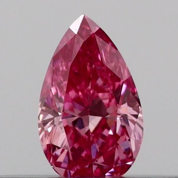 Loose Diamond - PEAR 0.14ct Fancy Vivid Pink VS2: Loose Diamond - PEAR 0.14ct Fancy Vivid Pink VS2 Source: This is a real non-mined Diamond that has been grown in a lab Shape: PEAR Carats: 0.14 Color: Fancy Vivid Pink Certification: IGI Video: Video
