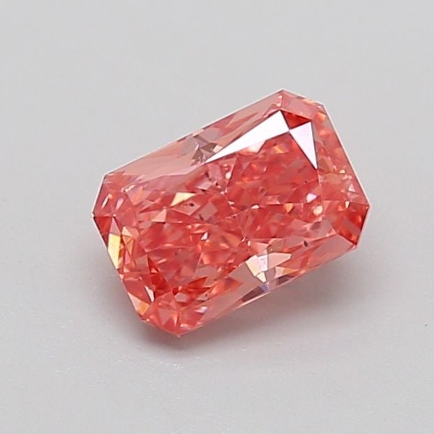 Loose Diamond - RADIANT 1.04ct Fancy Vivid Brownish Pink SI1: Loose Diamond - RADIANT 1.04ct Fancy Vivid Brownish Pink SI1 Source: This is a real non-mined Diamond that has been grown in a lab Shape: RADIANT Carats: 1.04 Color: Fancy Vivid Brownish Pink