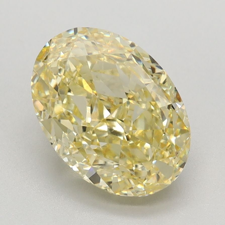 Loose Diamond - OVAL 2.52ct Fancy Intense Yellow VS1: Loose Diamond - OVAL 2.52ct Fancy Intense Yellow VS1 Source: This is a real non-mined Diamond that has been grown in a lab Shape: OVAL Carats: 2.52 Color: Fancy Intense Yellow Certification: IGI