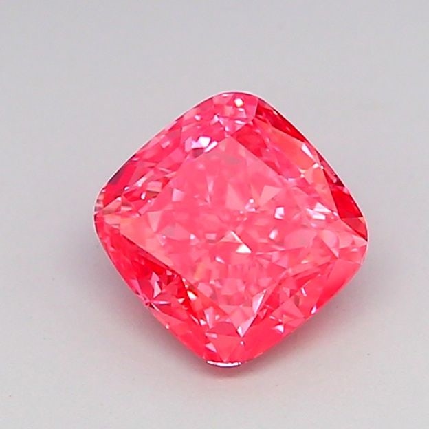 Loose Diamond - CUSHION MODIFIED 1.03ct Fancy Vivid Pink VS1: Loose Diamond - CUSHION MODIFIED 1.03ct Fancy Vivid Pink VS1 Source: This is a real non-mined Diamond that has been grown in a lab Shape: CUSHION MODIFIED Carats: 1.03 Color: Fancy Vivid Pink