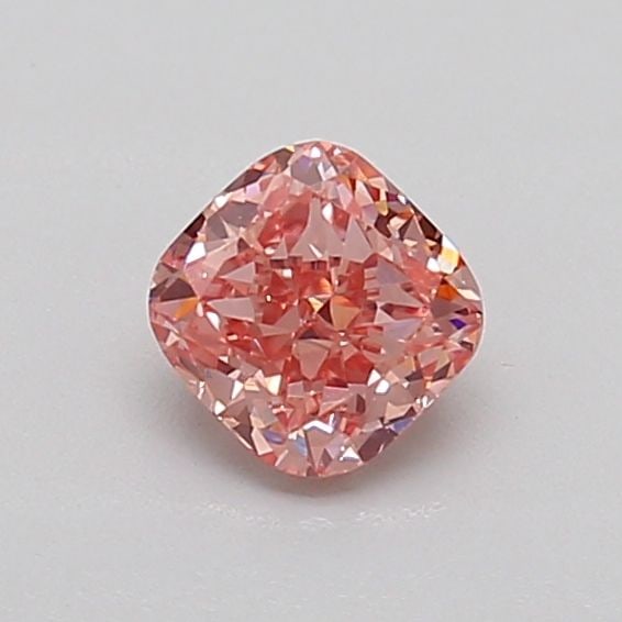 Loose Diamond - CUSHION MODIFIED 0.48ct Fancy Intense Pink VS1: Loose Diamond - CUSHION MODIFIED 0.48ct Fancy Intense Pink VS1 Source: This is a real non-mined Diamond that has been grown in a lab Shape: CUSHION MODIFIED Carats: 0.48 Color: Fancy Intense Pink