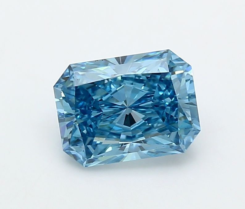 Loose Diamond - RADIANT 1.98ct Fancy Vivid Blue VS1: Loose Diamond - RADIANT 1.98ct Fancy Vivid Blue VS1 Source: This is a real non-mined Diamond that has been grown in a lab Shape: RADIANT Carats: 1.98 Color: Fancy Vivid Blue Certification: IGI Video: