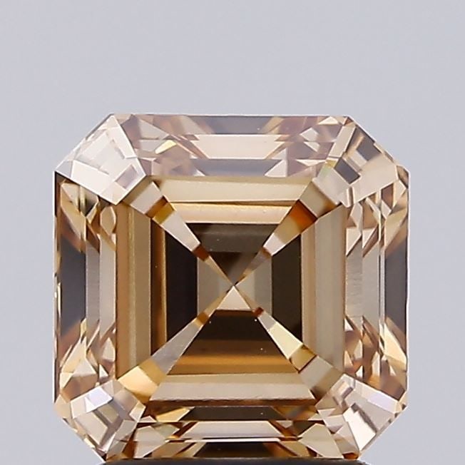 Loose Diamond - ASSCHER 1.97ct Fancy Brown VVS2: Loose Diamond - ASSCHER 1.97ct Fancy Brown VVS2 Source: This is a real non-mined Diamond that has been grown in a lab Shape: ASSCHER Carats: 1.97 Color: Fancy Brown Certification: IGI Video: