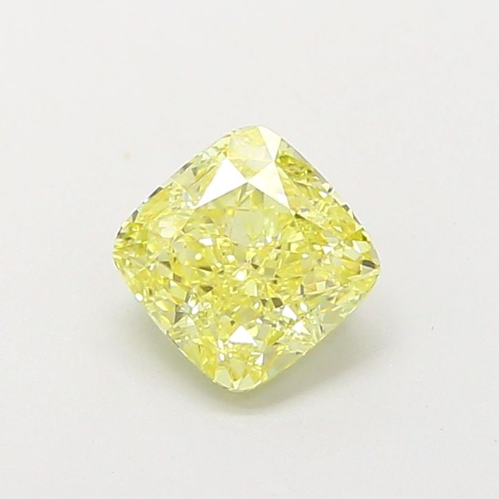 Loose Diamond - CUSHION MODIFIED 1.01ct Fancy Intense Yellow VS2: Loose Diamond - CUSHION MODIFIED 1.01ct Fancy Intense Yellow VS2 Source: This is a real non-mined Diamond that has been grown in a lab Shape: CUSHION MODIFIED Carats: 1.01 Color: Fancy Intense Yellow 