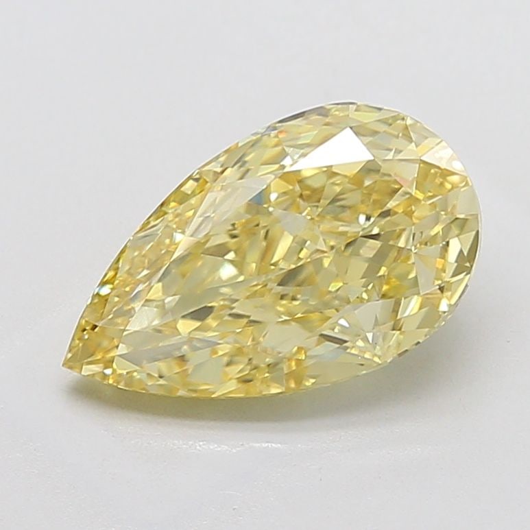 Loose Diamond - PEAR 4.02ct Fancy Intense Yellow VS1: Loose Diamond - PEAR 4.02ct Fancy Intense Yellow VS1 Source: This is a real non-mined Diamond that has been grown in a lab Shape: PEAR Carats: 4.02 Color: Fancy Intense Yellow Certification: IGI Video