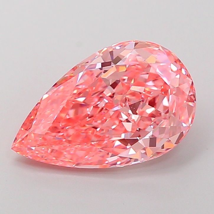 Loose Diamond - PEAR 3.71ct Fancy Vivid Pink VS1: Loose Diamond - PEAR 3.71ct Fancy Vivid Pink VS1 Source: This is a real non-mined Diamond that has been grown in a lab Shape: PEAR Carats: 3.71 Color: Fancy Vivid Pink Certification: IGI Video: