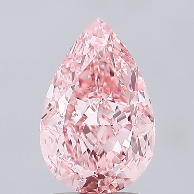 Loose Diamond - PEAR 2.51ct Fancy Vivid Pink VS1: Loose Diamond - PEAR 2.51ct Fancy Vivid Pink VS1 Source: This is a real non-mined Diamond that has been grown in a lab Shape: PEAR Carats: 2.51 Color: Fancy Vivid Pink Certification: IGI Video: