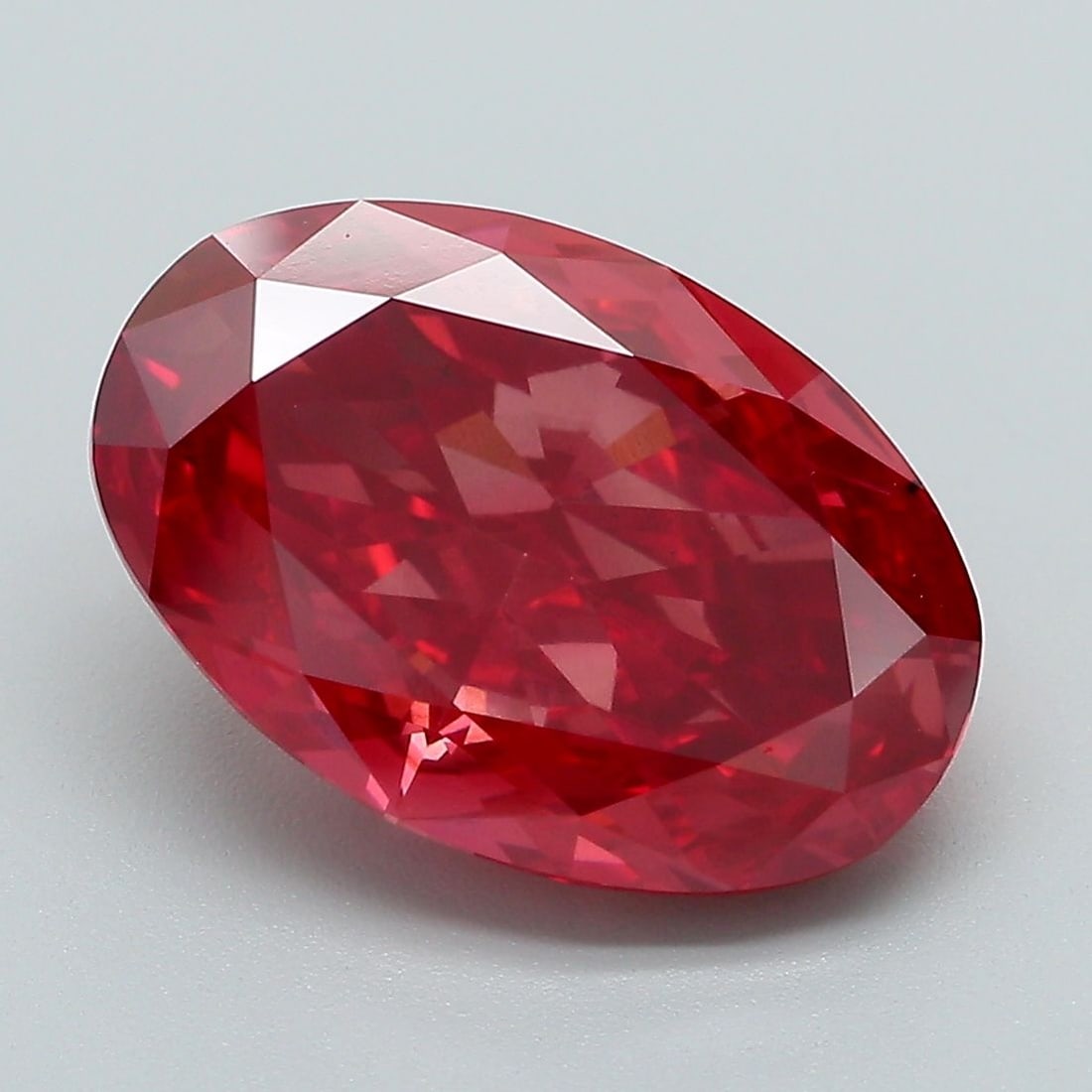 Loose Diamond - OVAL 5.08ct Fancy Vivid Pink VS1: Loose Diamond - OVAL 5.08ct Fancy Vivid Pink VS1 Source: This is a real non-mined Diamond that has been grown in a lab Shape: OVAL Carats: 5.08 Color: Fancy Vivid Pink Certification: IGI Video: Video
