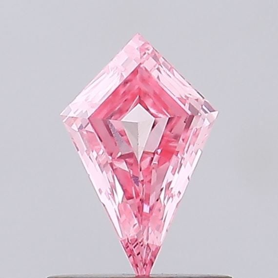 Loose Diamond - KITE 0.57ct Fancy Vivid Pink VS1: Loose Diamond - KITE 0.57ct Fancy Vivid Pink VS1 Source: This is a real non-mined Diamond that has been grown in a lab Shape: KITE Carats: 0.57 Color: Fancy Vivid Pink Certification: IGI Video: Video