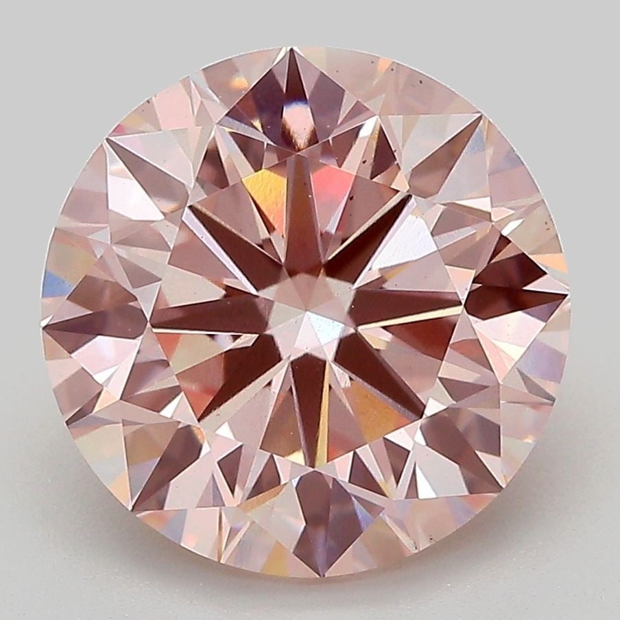 Loose Diamond - ROUND 5.01ct Fancy Pink VS1: Loose Diamond - ROUND 5.01ct Fancy Pink VS1 Source: This is a real non-mined Diamond that has been grown in a lab Shape: ROUND Carats: 5.01 Color: Fancy Pink Certification: IGI PLEASE NOTE: Framed, La