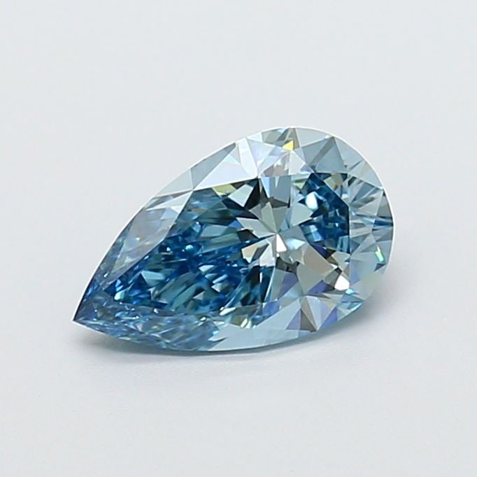 Loose Diamond - PEAR 1.0ct Fancy Vivid Blue VVS2 (1 of 1)