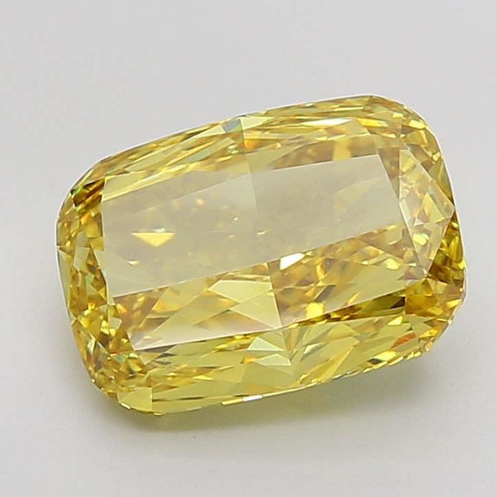 Loose Diamond - CUSHION MODIFIED 8.75ct Fancy Vivid Yellow VS1: Loose Diamond - CUSHION MODIFIED 8.75ct Fancy Vivid Yellow VS1 Source: This is a real non-mined Diamond that has been grown in a lab Shape: CUSHION MODIFIED Carats: 8.75 Color: Fancy Vivid Yellow Cert
