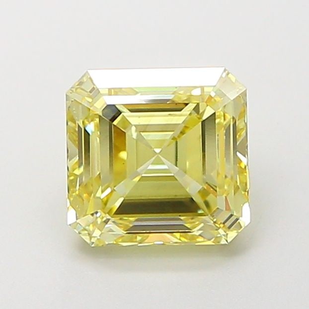 Loose Diamond - ASSCHER 2.04ct Fancy Intense Yellow VS1: Loose Diamond - ASSCHER 2.04ct Fancy Intense Yellow VS1 Source: This is a real non-mined Diamond that has been grown in a lab Shape: ASSCHER Carats: 2.04 Color: Fancy Intense Yellow Certification: