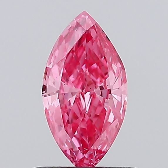 Loose Diamond - MARQUISE 0.64ct Fancy Vivid Pink VS2: Loose Diamond - MARQUISE 0.64ct Fancy Vivid Pink VS2 Source: This is a real non-mined Diamond that has been grown in a lab Shape: MARQUISE Carats: 0.64 Color: Fancy Vivid Pink Certification: NONE Vide