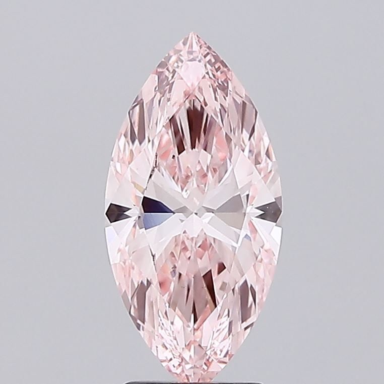 Loose Diamond - MARQUISE 3.03ct Fancy Vivid Pink VS1: Loose Diamond - MARQUISE 3.03ct Fancy Vivid Pink VS1 Source: This is a real non-mined Diamond that has been grown in a lab Shape: MARQUISE Carats: 3.03 Color: Fancy Vivid Pink Certification: IGI Video