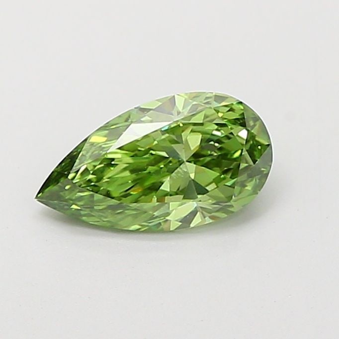 Loose Diamond - PEAR 0.83ct Fancy Vivid Green VVS2: Loose Diamond - PEAR 0.83ct Fancy Vivid Green VVS2 Source: This is a real non-mined Diamond that has been grown in a lab Shape: PEAR Carats: 0.83 Color: Fancy Vivid Green Certification: IGI Video: