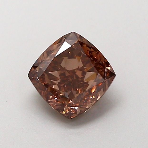 Loose Diamond - CUSHION MODIFIED 0.89ct Fancy Brown VS1: Loose Diamond - CUSHION MODIFIED 0.89ct Fancy Brown VS1 Source: This is a real non-mined Diamond that has been grown in a lab Shape: CUSHION MODIFIED Carats: 0.89 Color: Fancy Brown Certification: