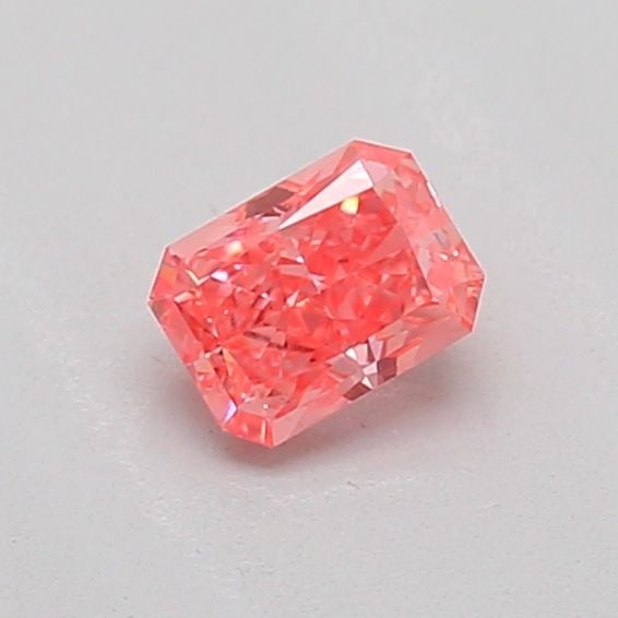 Loose Diamond - RADIANT 0.24ct Fancy Vivid Pink SI1: Loose Diamond - RADIANT 0.24ct Fancy Vivid Pink SI1 Source: This is a real non-mined Diamond that has been grown in a lab Shape: RADIANT Carats: 0.24 Color: Fancy Vivid Pink Certification: IGI PLEASE