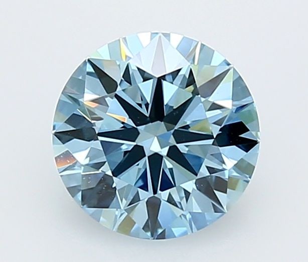 Ideal Loose Diamond - ROUND 1.7ct Fancy Vivid Blue VS1 (1 of 1)