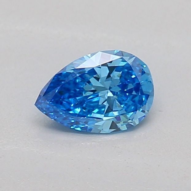 Loose Diamond - PEAR 0.21ct Fancy Vivid Blue VS1: Loose Diamond - PEAR 0.21ct Fancy Vivid Blue VS1 Source: This is a real non-mined Diamond that has been grown in a lab Shape: PEAR Carats: 0.21 Color: Fancy Vivid Blue Certification: IGI PLEASE NOTE: 