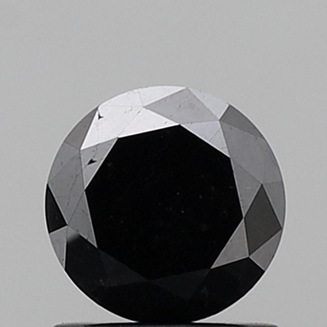 Loose Diamond - ROUND 1.17ct Fancy Black VS2: Loose Diamond - ROUND 1.17ct Fancy Black VS2 Source: Natural Shape: ROUND Carats: 1.17 Color: Fancy Black Certification: NONE Video: