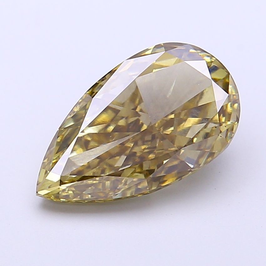 Loose Diamond - PEAR 3.03ct Fancy Vivid Brown VS1: Loose Diamond - PEAR 3.03ct Fancy Vivid Brown VS1 Source: This is a real non-mined Diamond that has been grown in a lab Shape: PEAR Carats: 3.03 Color: Fancy Vivid Brown Certification: NONE Video: