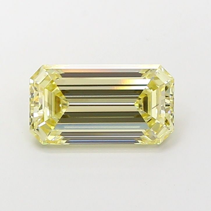 Loose Diamond - EMERALD 3.07ct Fancy Light Yellow VS1: Loose Diamond - EMERALD 3.07ct Fancy Light Yellow VS1 Source: This is a real non-mined Diamond that has been grown in a lab Shape: EMERALD Carats: 3.07 Color: Fancy Light Yellow Certification: IGI