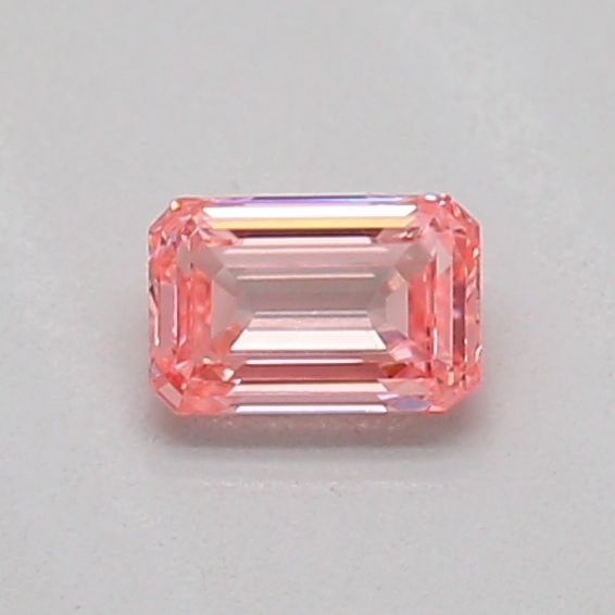 Loose Diamond - EMERALD 0.18ct Fancy Intense Pink VS1: Loose Diamond - EMERALD 0.18ct Fancy Intense Pink VS1 Source: This is a real non-mined Diamond that has been grown in a lab Shape: EMERALD Carats: 0.18 Color: Fancy Intense Pink Certification: IGI Vid