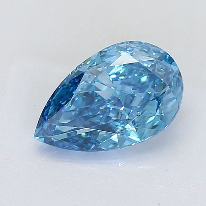 Loose Diamond - PEAR 3.04ct Fancy Vivid Blue VS1: Loose Diamond - PEAR 3.04ct Fancy Vivid Blue VS1 Source: This is a real non-mined Diamond that has been grown in a lab Shape: PEAR Carats: 3.04 Color: Fancy Vivid Blue Certification: IGI Video: