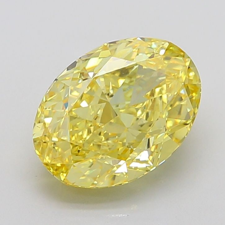 Loose Diamond - OVAL 7.03ct Fancy Intense Yellow VS1: Loose Diamond - OVAL 7.03ct Fancy Intense Yellow VS1 Source: This is a real non-mined Diamond that has been grown in a lab Shape: OVAL Carats: 7.03 Color: Fancy Intense Yellow Certification: IGI PLEAS