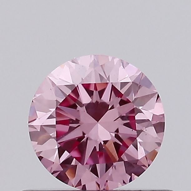 Loose Diamond - ROUND 0.47ct Fancy Vivid Pink VS1: Loose Diamond - ROUND 0.47ct Fancy Vivid Pink VS1 Source: This is a real non-mined Diamond that has been grown in a lab Shape: ROUND Carats: 0.47 Color: Fancy Vivid Pink Certification: NONE Video: