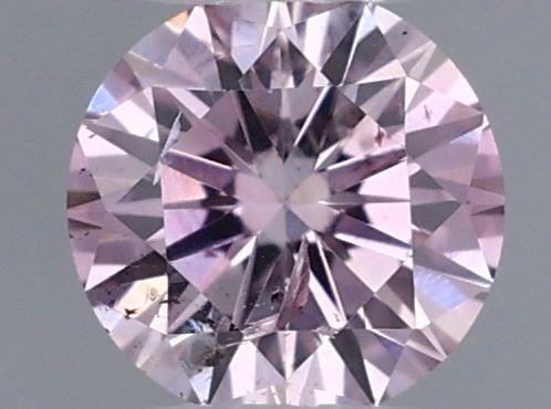 Loose Diamond - ROUND 0.15ct Fancy Intense Purplish Pink I1 (1 of 1)